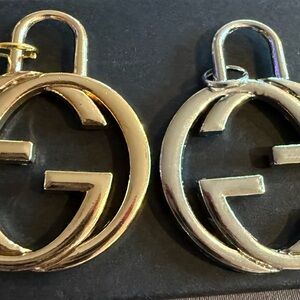 Authentic Gold and Silver Big Gucci Charms